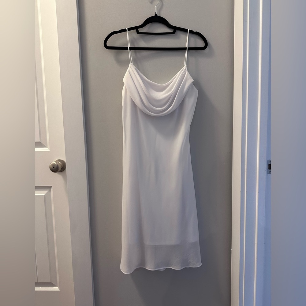 White dress.  Junior’s size 13/14.